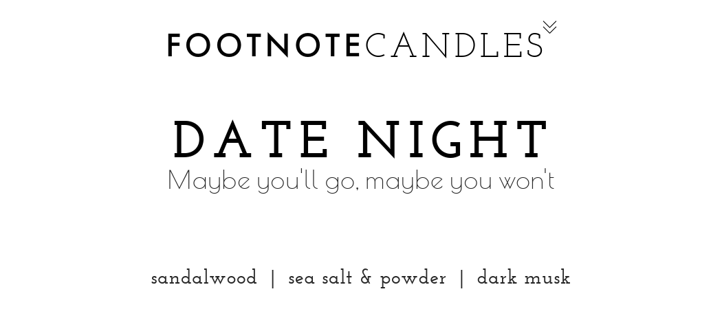 DATE NIGHT CANDLE