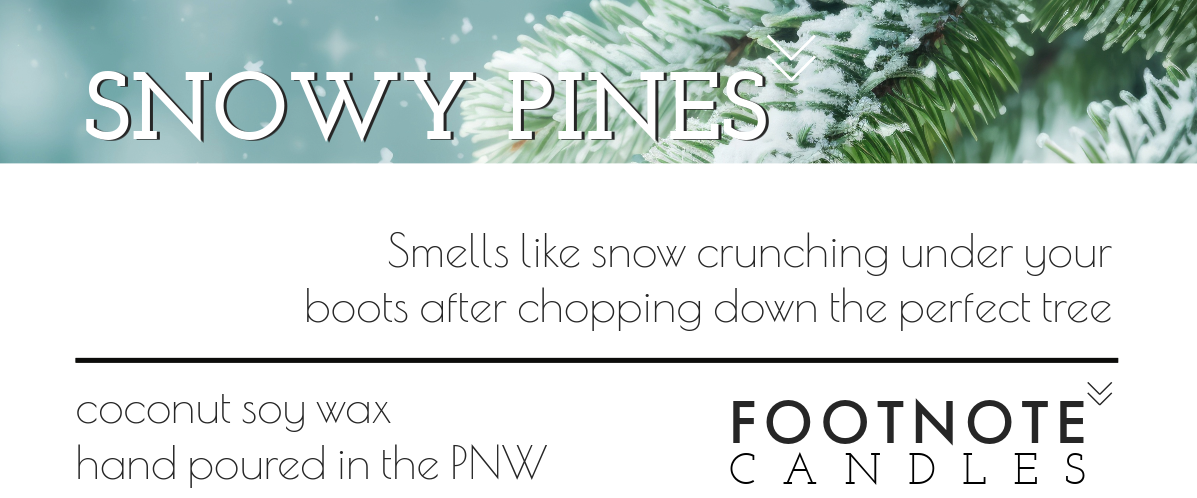 SNOWY PINES CANDLE