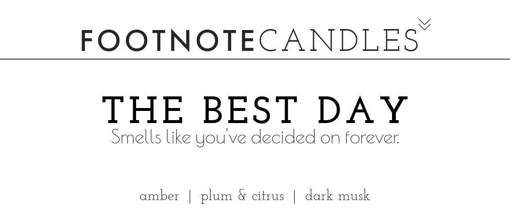 The Best Day Candle Label
