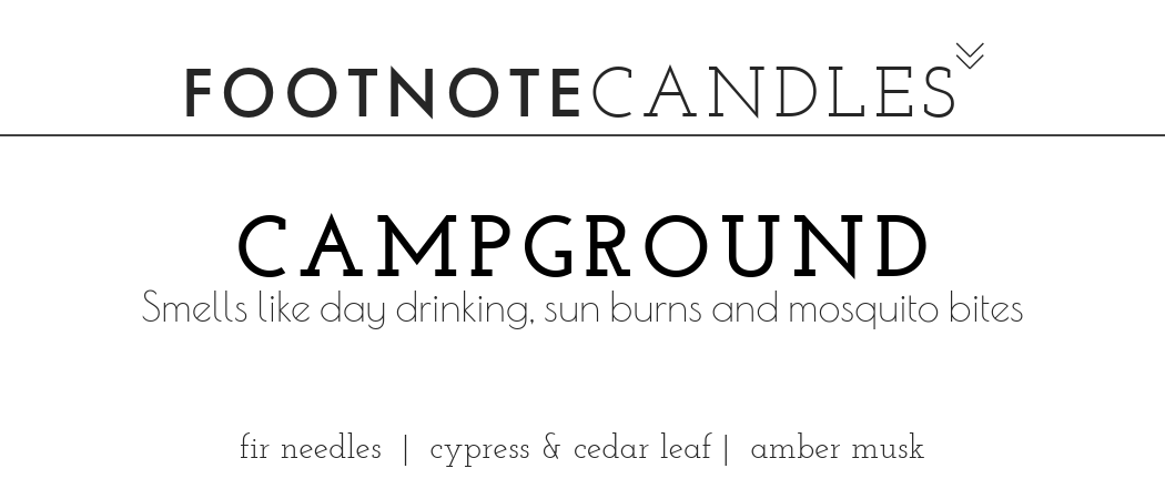 CAMPGROUND CANDLE