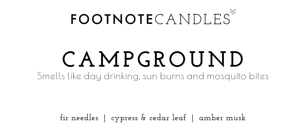 CAMPGROUND CANDLE
