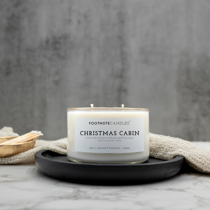 CHRISTMAS CABIN CANDLE