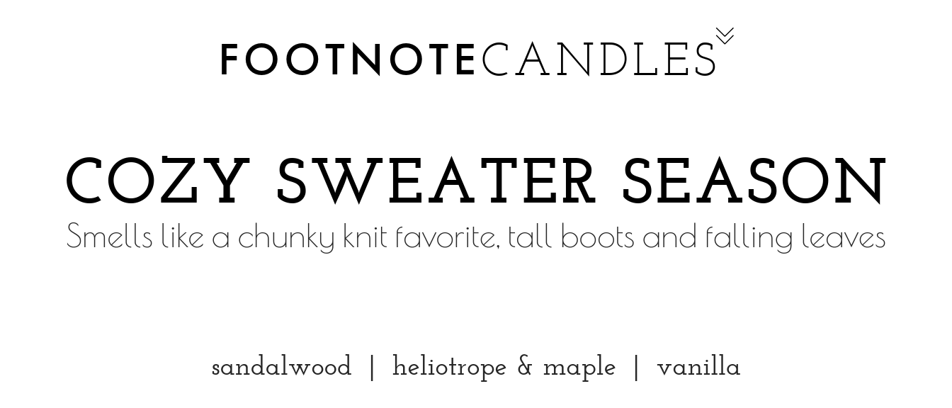 COZY SWEATER SEASON CANDLE