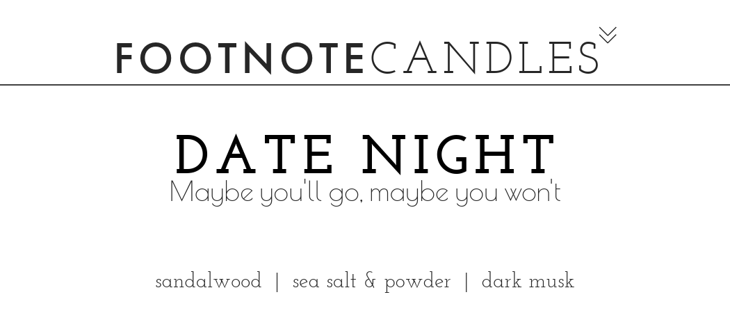 DATE NIGHT CANDLE