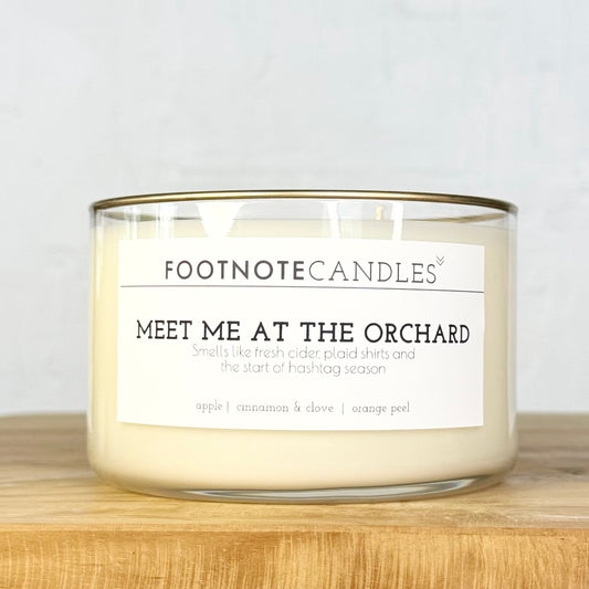 MEET ME AT THE ORCHARD CANDLE