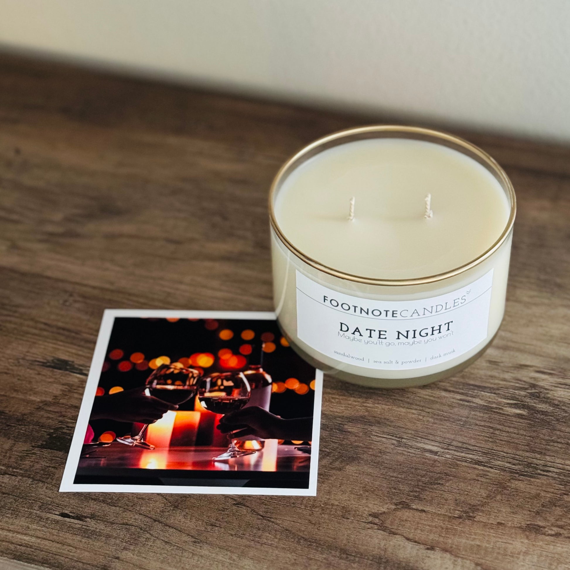 DATE NIGHT CANDLE FOOTNOTE CANDLES Footnote Candles