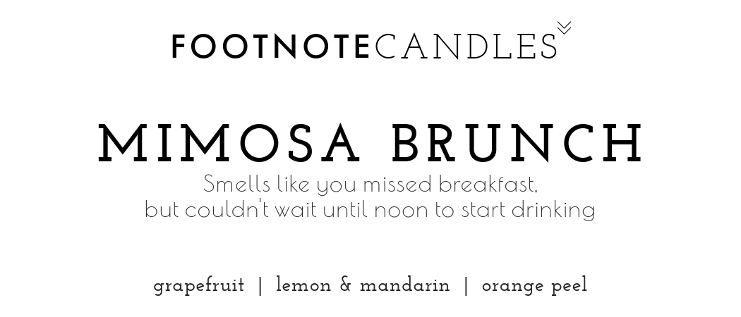 MIMOSA BRUNCH CANDLE