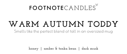 WARM AUTUMN TODDY CANDLE